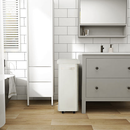 ランドリーボックス ランドリーバスケット折り畳み式 洗濯かご コットン  洗濯かご キャスター付き 洗濯物入れ スリム 折りたたみ 大容量 北欧 ランドリーワゴン 省スペース 収納スペース節約 コットン おしゃれ 北欧 スリムタイプ 洗面所 収納ボックス 防水